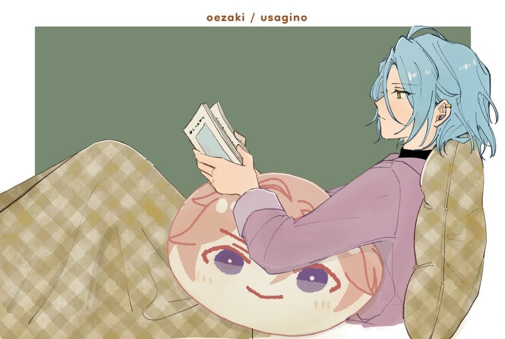 読書の秋レンチキュラーカード