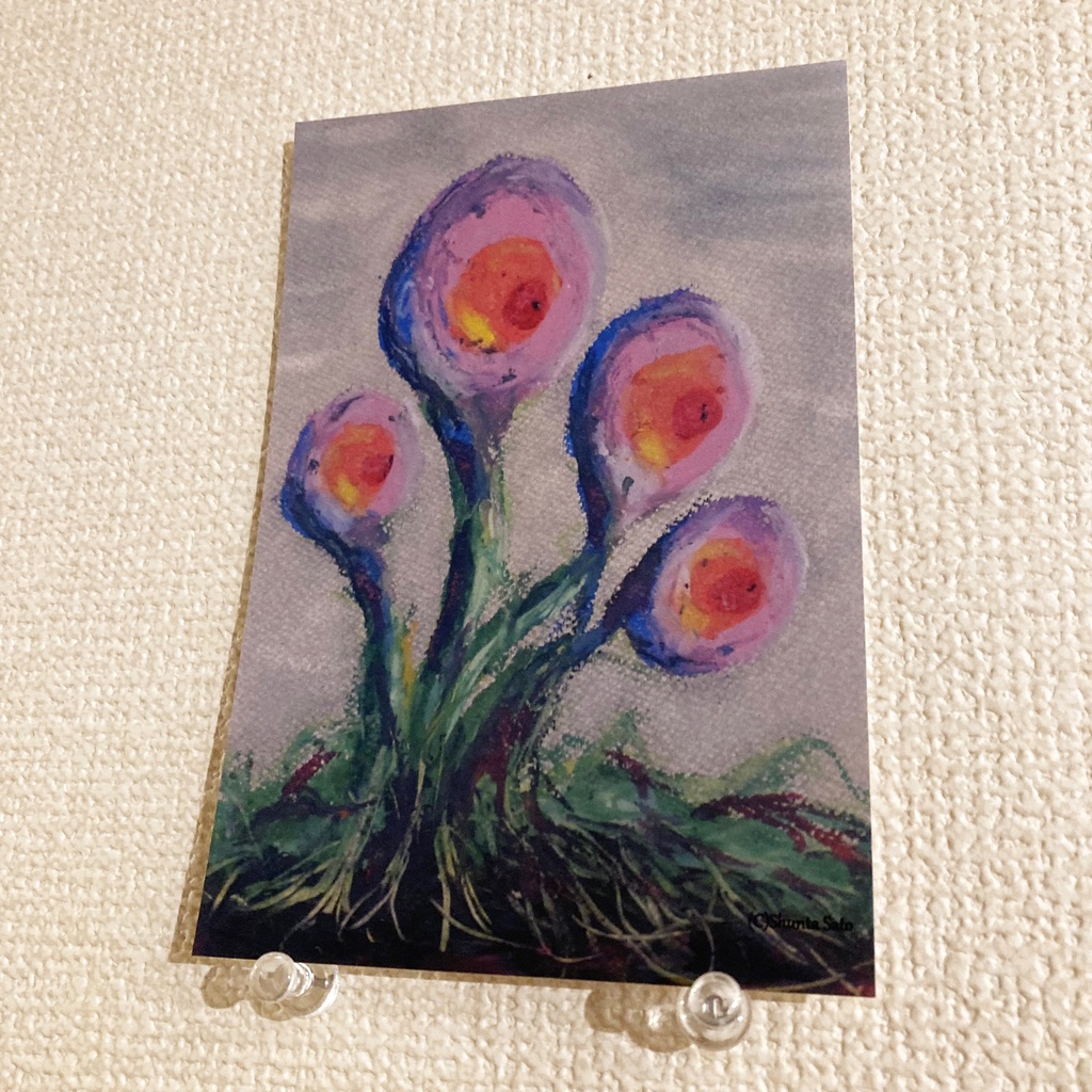 「連れ連れ草(ツレヅレグサ)」ポストカード