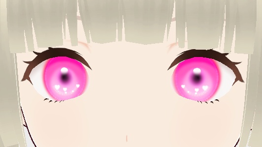 vroid用　ハートプリズムアイ