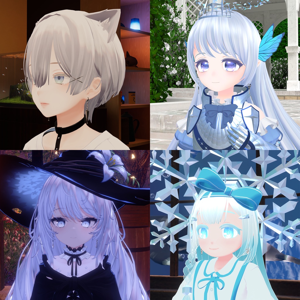 3D装飾品 - 謎イヤリング