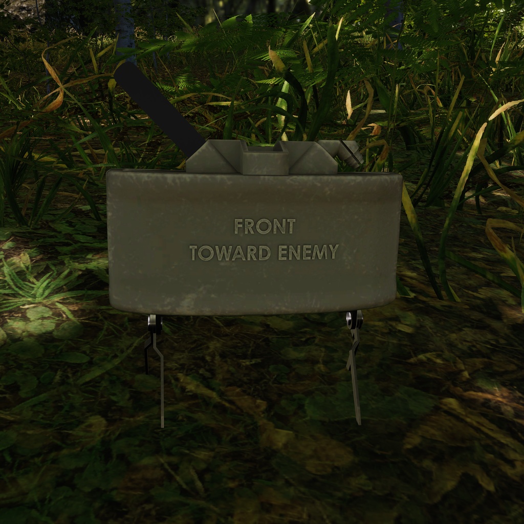 3D小道具 - クレイモア地雷