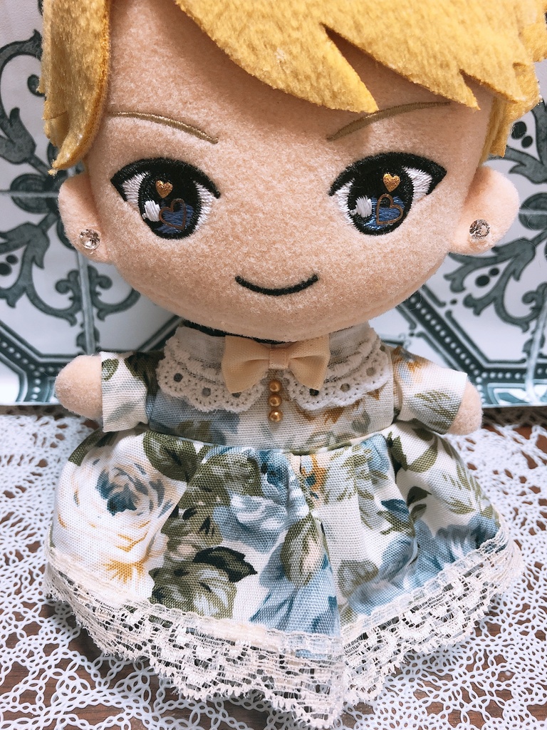 ぬい服 ワンピース(くりーむ)