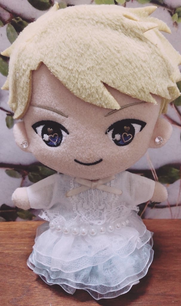 ぬい服 ふりるワンピ(細身りぼん)