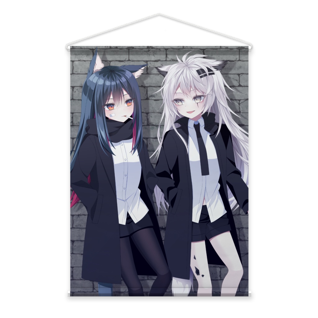 荒れし未知の掟　表紙タペストリー