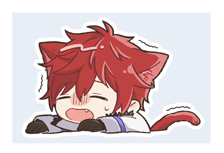 【アクリルキーホルダー】猫ラインハルト