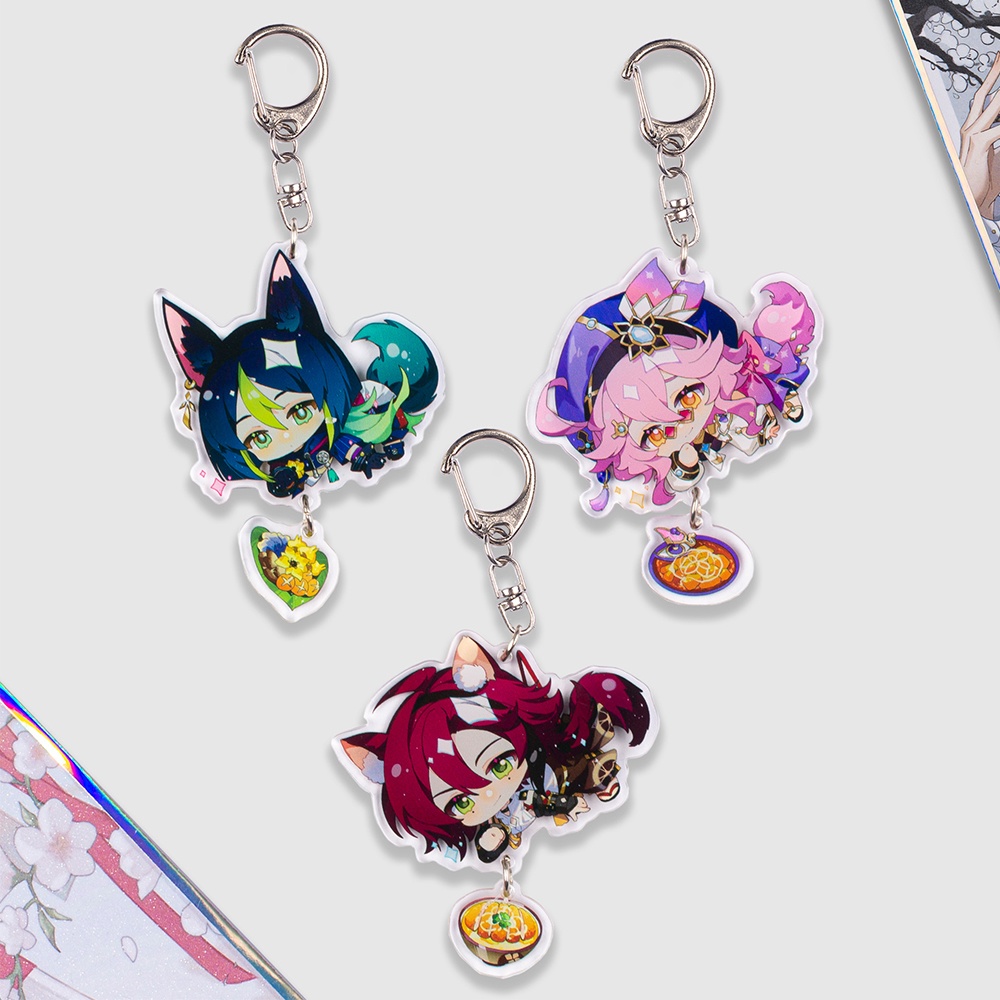 Genshin Impact 原神 ナヒーダ 鹿野院平蔵 ドリー ティナリ コレイ アクリルキーホルダー