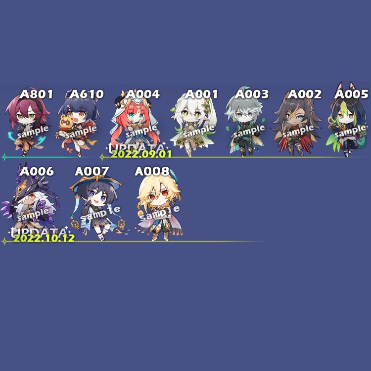 Genshin Impact 原神 スカラマシュ ナヒーダ ニィロウ ネル セノ アルハイゼン ティナリ 鹿野院平蔵 ディシア カーヴェ アクリルキーホルダー