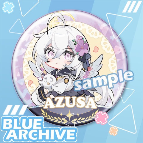 ブルーアーカイブ 聖園ミカ 白洲アズサ 空崎ヒナ 天童アリス 下江コハル アロナ 早瀬ユウカ アクリルキーホルダー 缶バッジ