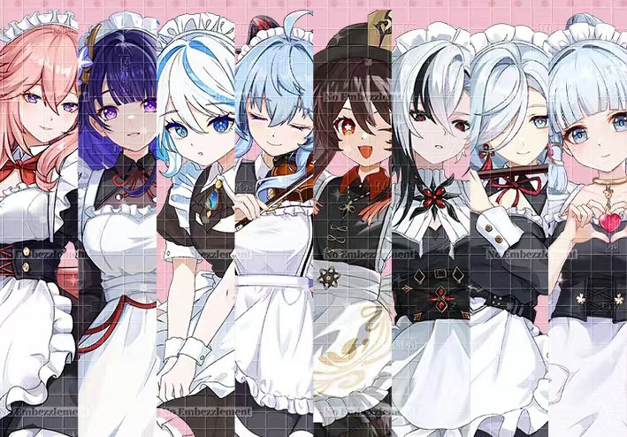 Genshin Impact genshinimpact 原神 八重神子 申鶴 雷電将軍 フォカロルス フォカロル フリーナ Focalors 甘雨 胡桃 フータオ 神里綾華 アルレッキーノ 召使い アクリルスタンド