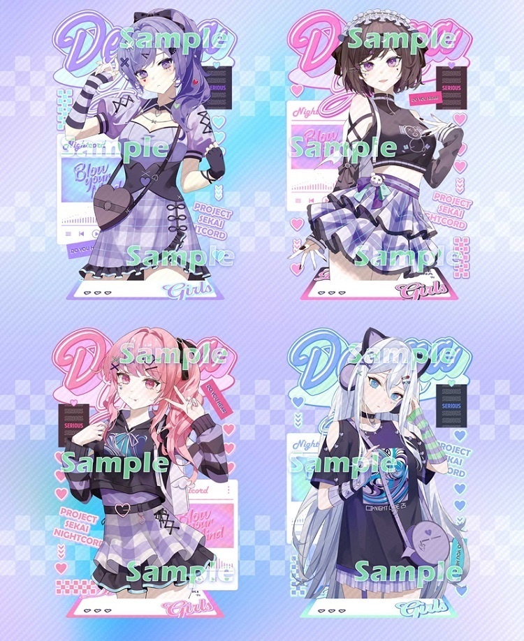 プロジェクトセカイ プロセカ 暁山瑞希 朝比奈まふゆ 東雲絵名 宵崎奏 アクリルキーホルダー アクリルスタンド 缶バッジ