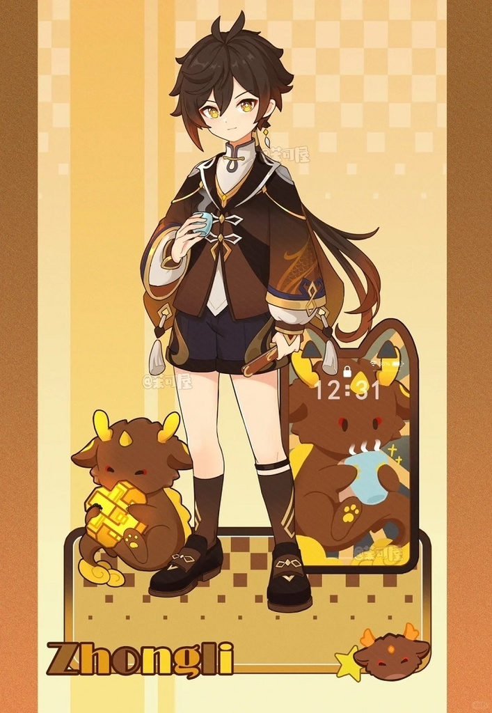 Genshin Impact genshinimpact 原神 鍾離 キィニチ アクリルスタンド