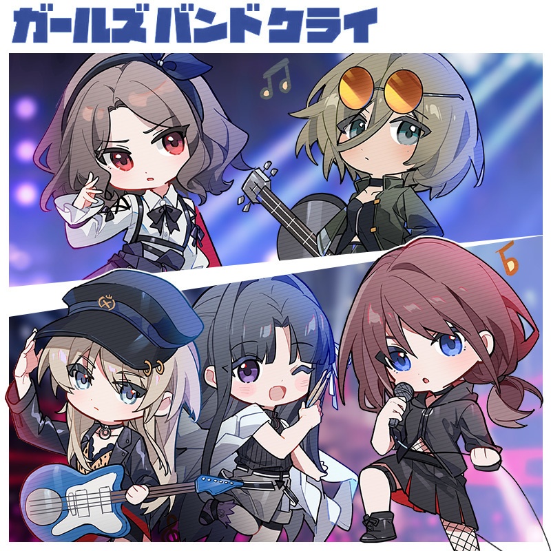 ガールズバンドクライ ガルクラ 河原木桃香 井芹仁菜 安和すばる 海老塚智 ルパ アクリルキーホルダー 缶バッジ
