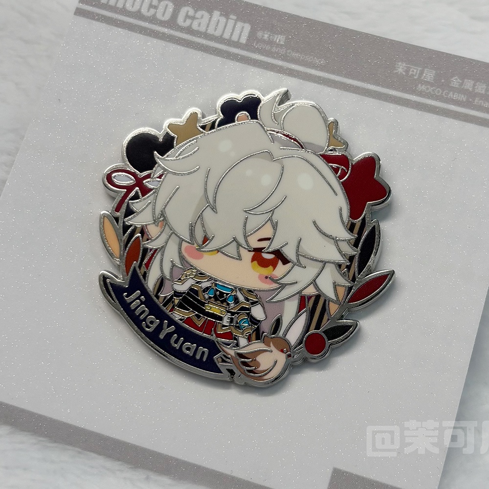 崩壊スターレイル スターレイル ファイノン 景元 刃 アベンチュリン 姫子 三月なのか  飲月 ホタル カフカ ロビン メタルバッジ 缶バッジ