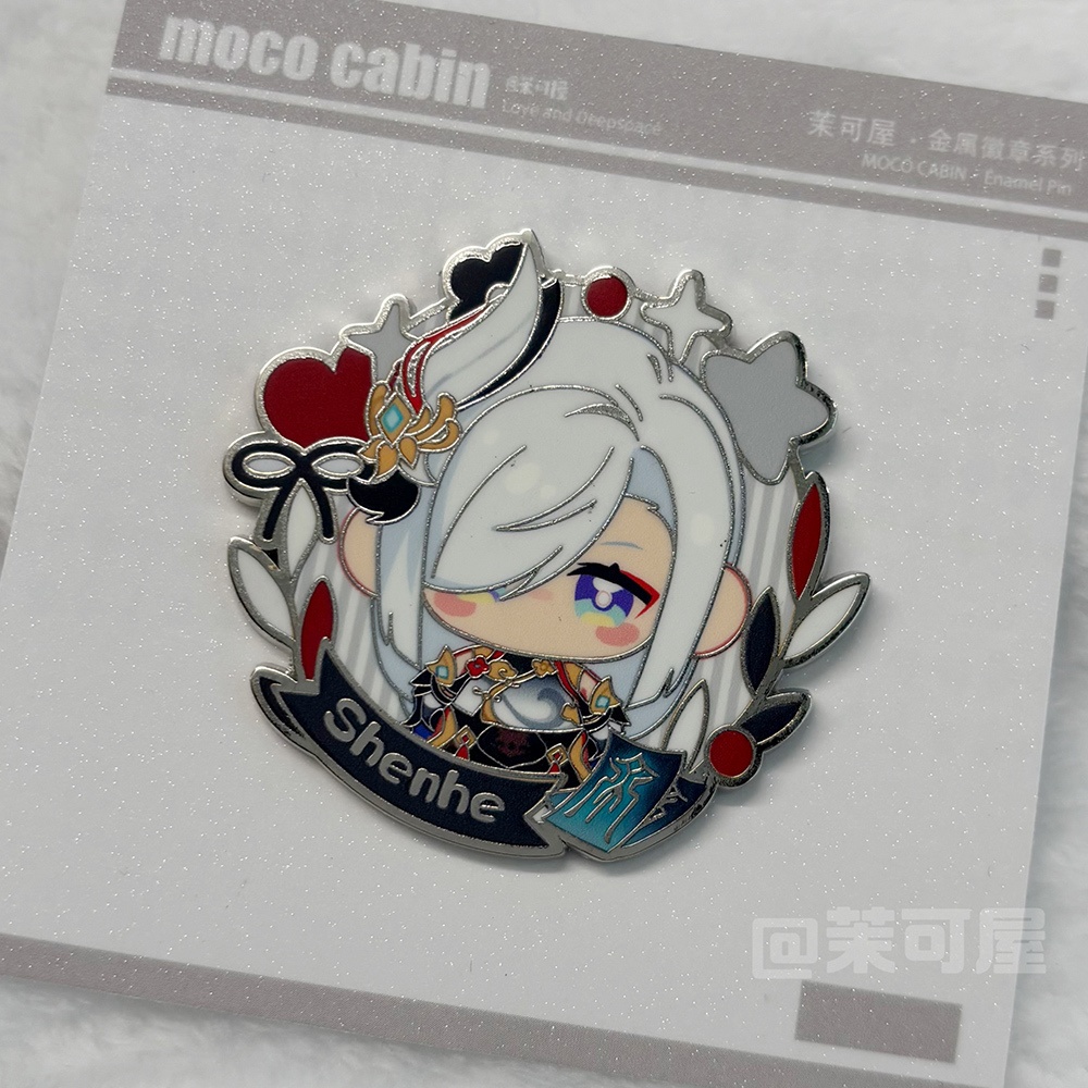 Genshin Impact genshinimpact 原神 甘雨 申鶴 ウェンティ 鍾離 フリーナ アルレッキーノ 楓原万葉 スカラマシュ キィニチ シトラリ メタルバッジ 缶バッジ