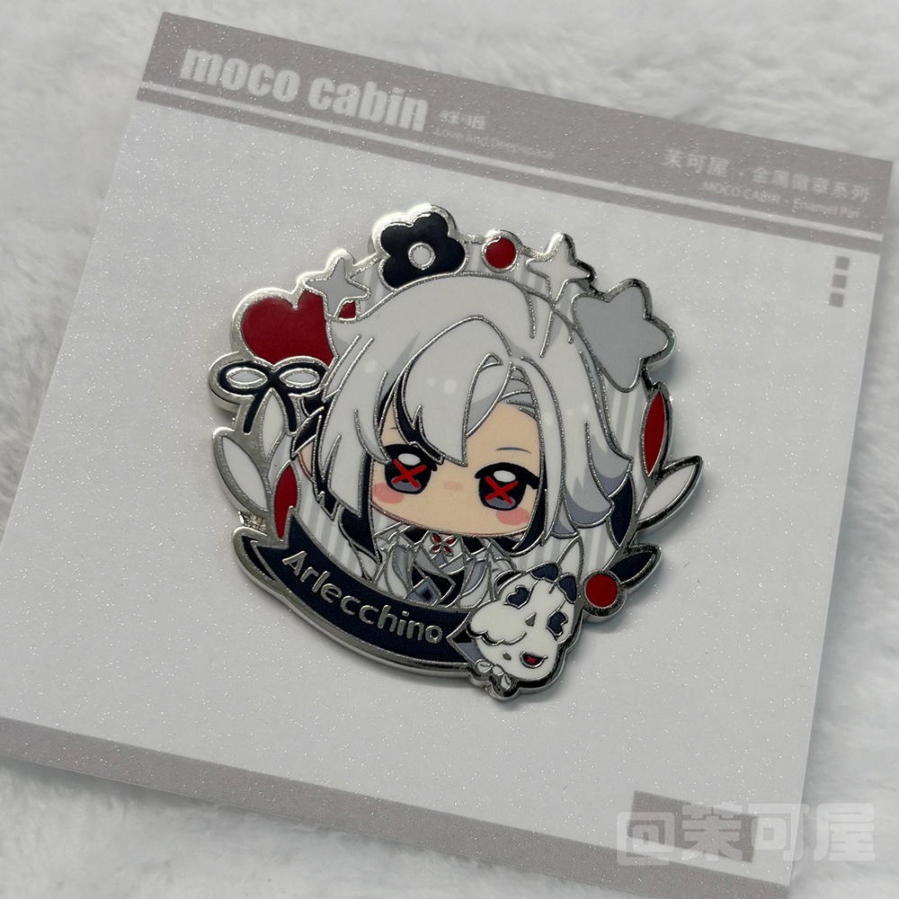 Genshin Impact genshinimpact 原神 甘雨 申鶴 ウェンティ 鍾離 フリーナ アルレッキーノ 楓原万葉 スカラマシュ キィニチ シトラリ メタルバッジ 缶バッジ