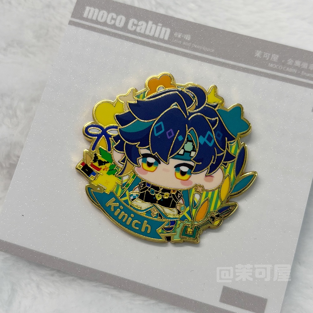 Genshin Impact genshinimpact 原神 甘雨 申鶴 ウェンティ 鍾離 フリーナ アルレッキーノ 楓原万葉 スカラマシュ キィニチ シトラリ メタルバッジ 缶バッジ