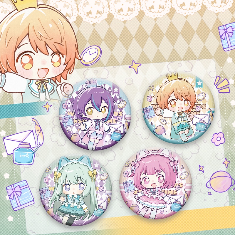 プロジェクトセカイ プロセカ 神代類 天馬司 鳳えむ 草薙寧々 アクリルスタンド アクリルキーホルダー 缶バッジ