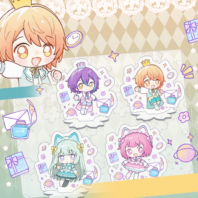 プロジェクトセカイ プロセカ 神代類 天馬司 鳳えむ 草薙寧々 アクリルスタンド アクリルキーホルダー 缶バッジ