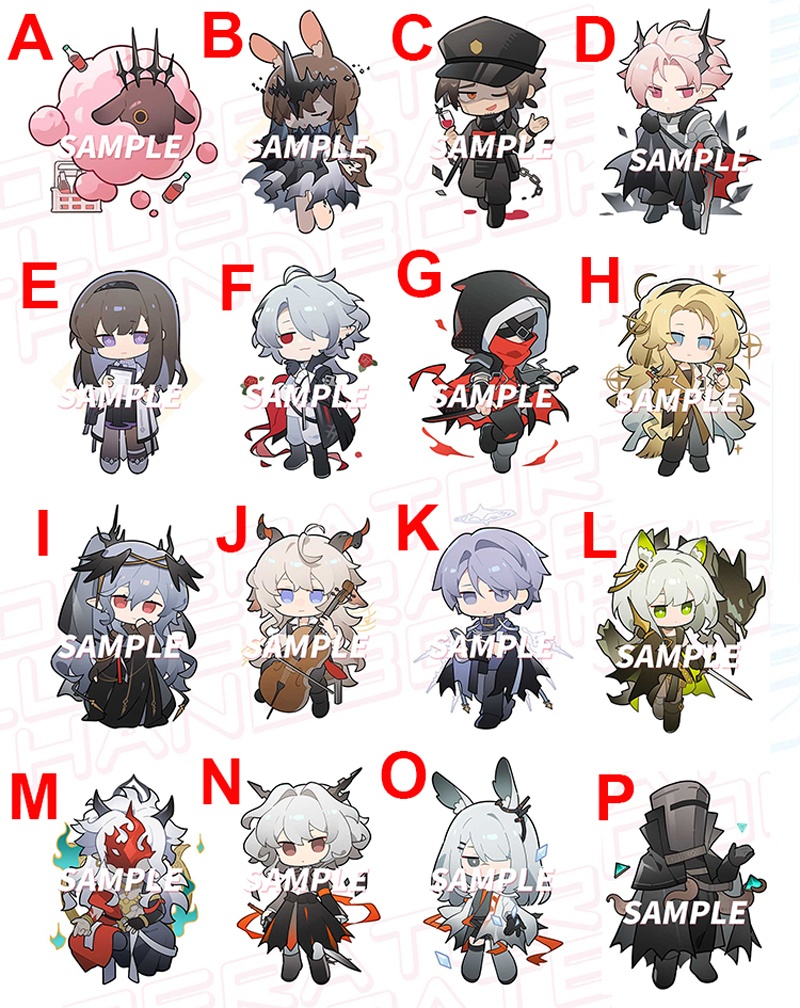 Arknights アークナイツ 明日方舟 テレシス アーミヤ 杰斯顿 ラケラマリン アンドアイン   プリースティス クライデ ドゥカレ クイロン タルラ フロストノヴァ ケルシー キャノット アクリルキーホルダー アクリルスタンド