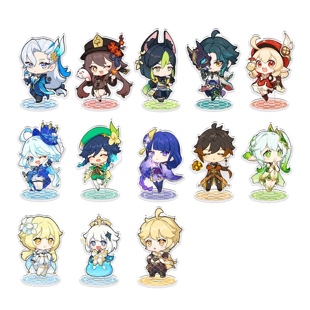 Genshin Impact genshinimpact 原神 鍾離 ナヒーダ 蛍 パイモン 空 ヌヴィレット フータオ 胡桃 ティナリ 魈 クレー フリーナ ウェンティ 雷電将軍 アクリルスタンド