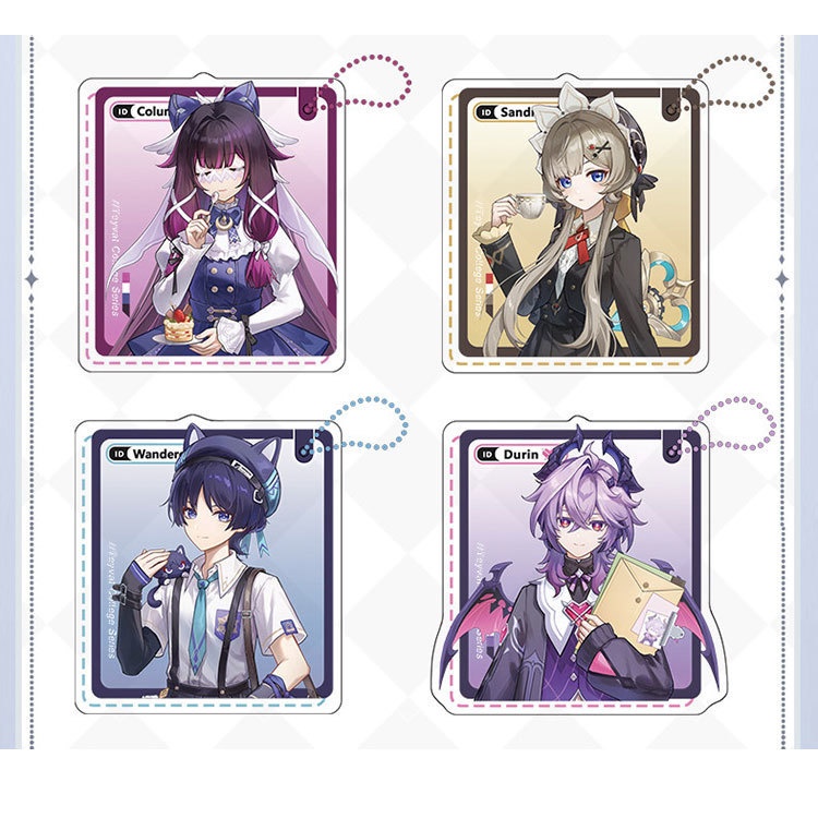 Genshin Impact genshinimpact 原神 コロンビーナ サンドローネ スカラマシュ ドゥリン アクリルキーホルダー