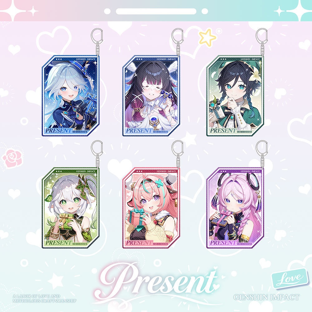 Genshin Impact genshinimpact 原神 コロンビーナ フリーナ ナヒーダ ウェンティ シトラリ ヴァレサ アクリルスタンド アクリルキーホルダー 缶バッジ 色紙 ブックマーク
