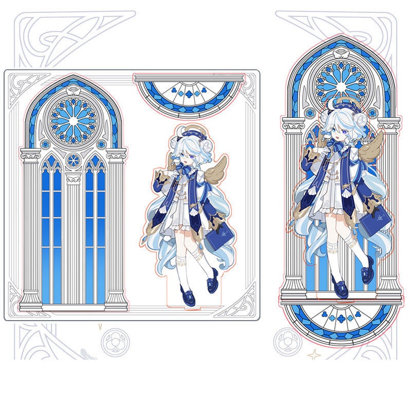 GenshinImpact genshin impact 原神 フリーナ コロンビーナ アルレッキーノ アクリルスタンド 缶バッジ