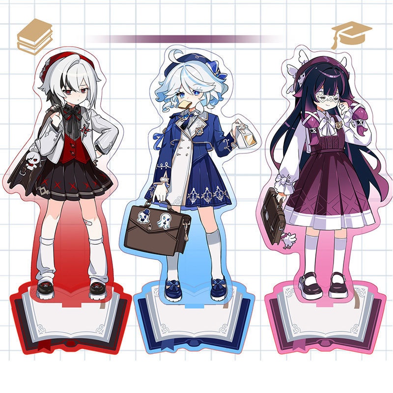 GenshinImpact genshin impact 原神 フリーナ コロンビーナ アルレッキーノ アクリルスタンド 缶バッジ アクリルキーホルダー