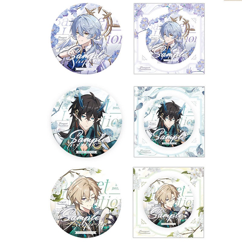 崩坏星穹铁道 崩壊:スターレイル 崩壊スターレイル スターレイル 飲月 アベンチュリン サンデー アクリルスタンド 缶バッジ