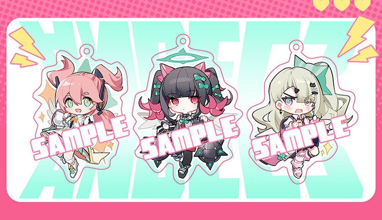 ゼンゼロ 妄想エンジェル 千夏 アリア 南宮羽 アクリルキーホルダー