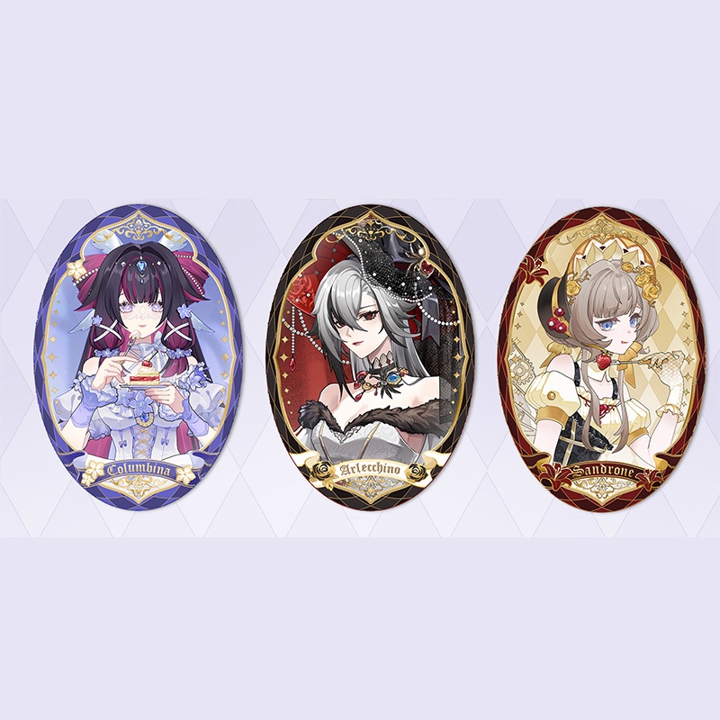 GenshinImpact genshin impact 原神 コロンビーナ サンドローネ アルレッキーノ アクリルスタンド 缶バッジ