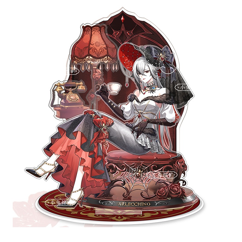GenshinImpact genshin impact 原神 コロンビーナ サンドローネ アルレッキーノ アクリルスタンド 缶バッジ