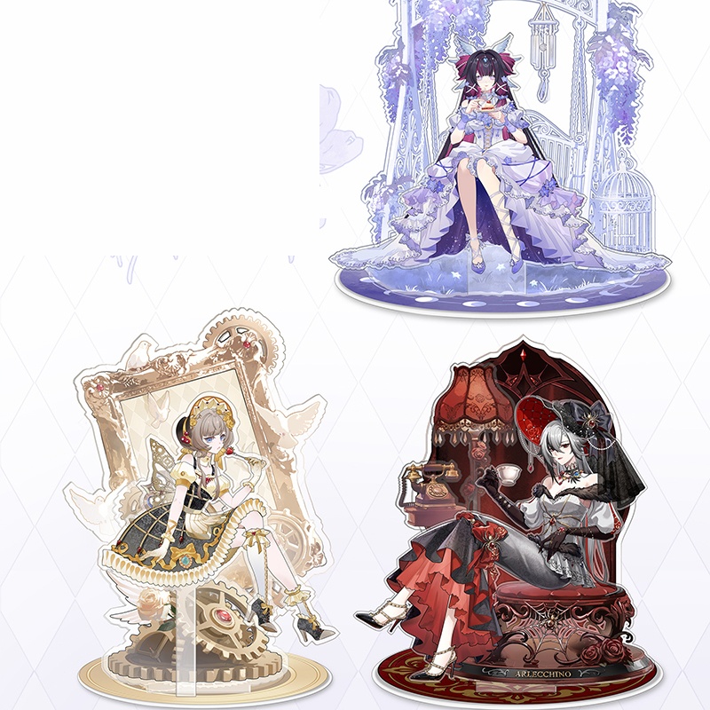 GenshinImpact genshin impact 原神 コロンビーナ サンドローネ アルレッキーノ アクリルスタンド 缶バッジ