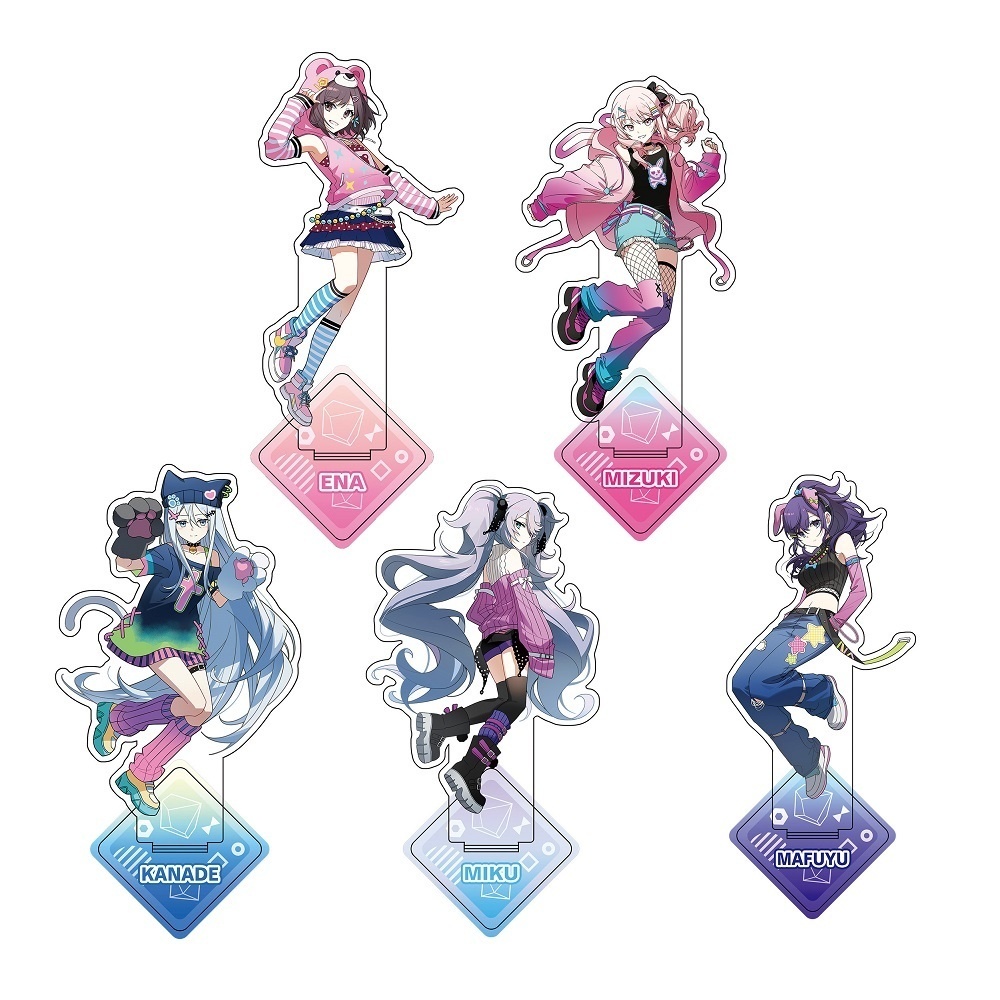 プロジェクトセカイ プロセカ 暁山瑞希 朝比奈まふゆ 東雲絵名 宵崎奏 初音ミク アクリルスタンド アクリルキーホルダー