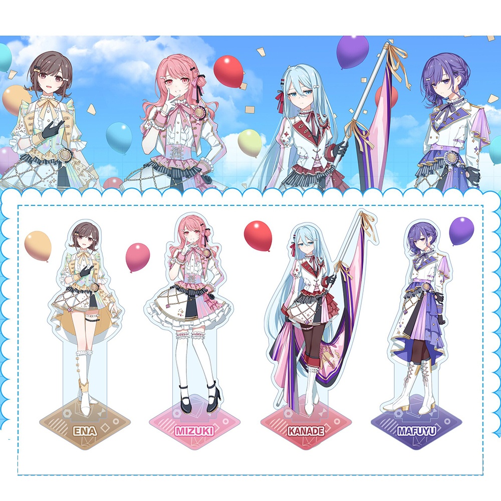プロジェクトセカイ プロセカ 東雲絵名 宵崎奏 暁山瑞希 朝比奈まふゆ アクリルスタンド アクリルキーホルダー
