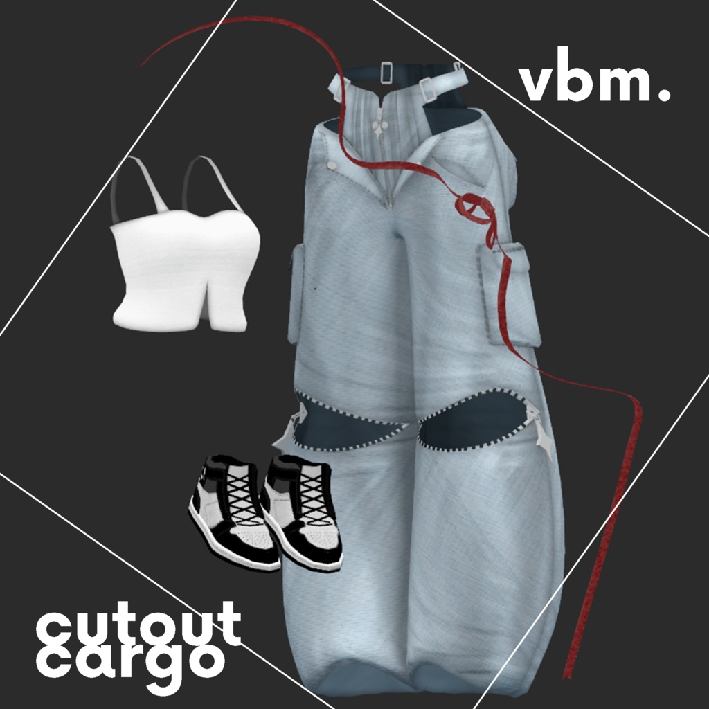 【9アバター対応】cutout cargo 【MA】