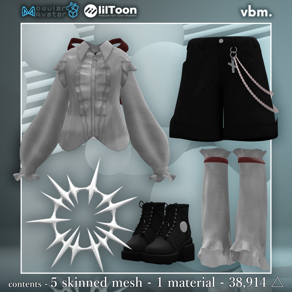 【12アバター対応】Angel Servant - Ouji Lolita【MA】