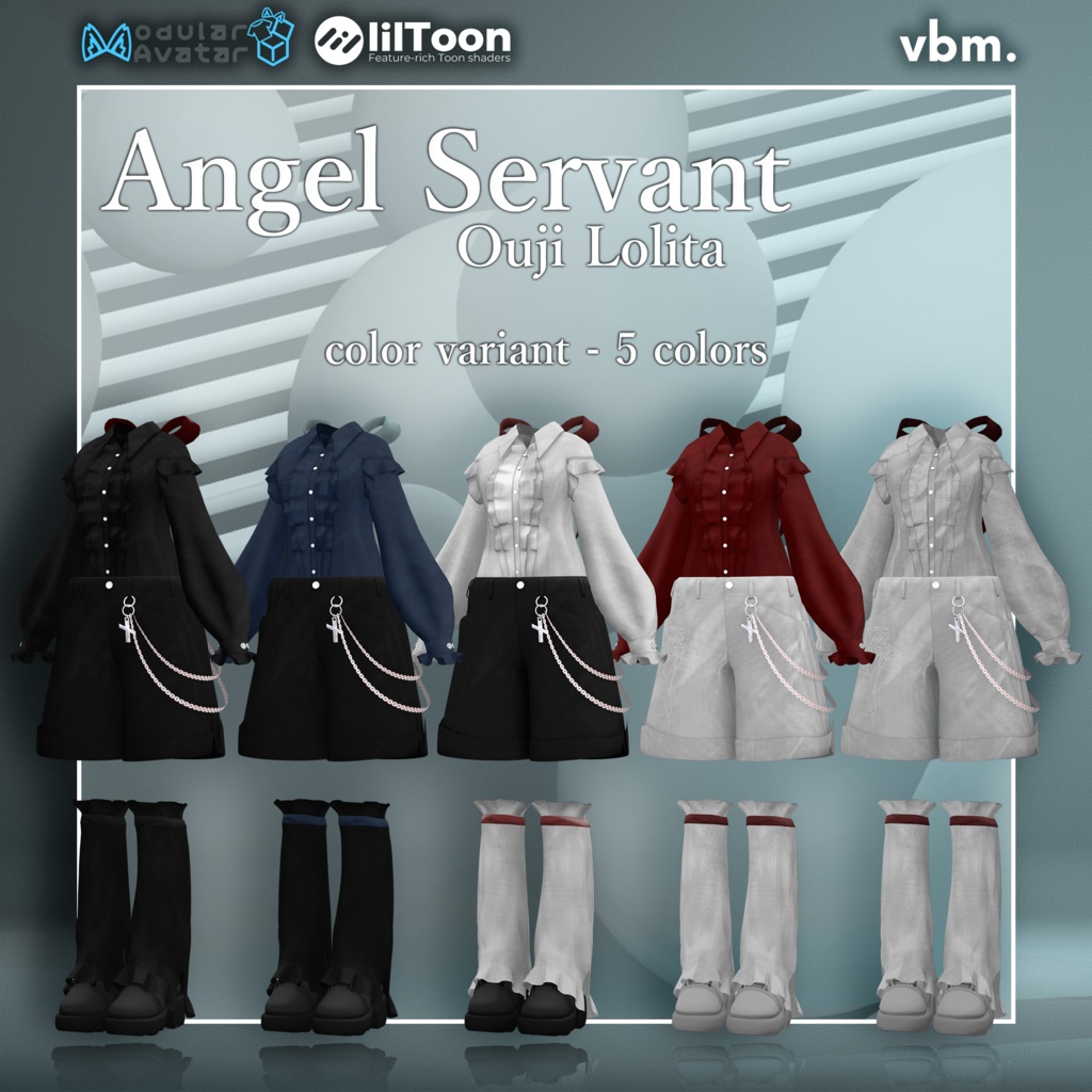 【12アバター対応】Angel Servant - Ouji Lolita【MA】