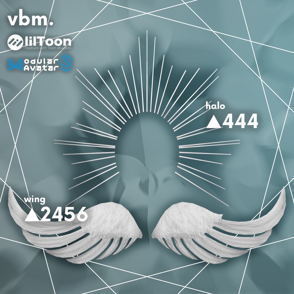 【全アバター】Ocular Angel Wings【MA対応】