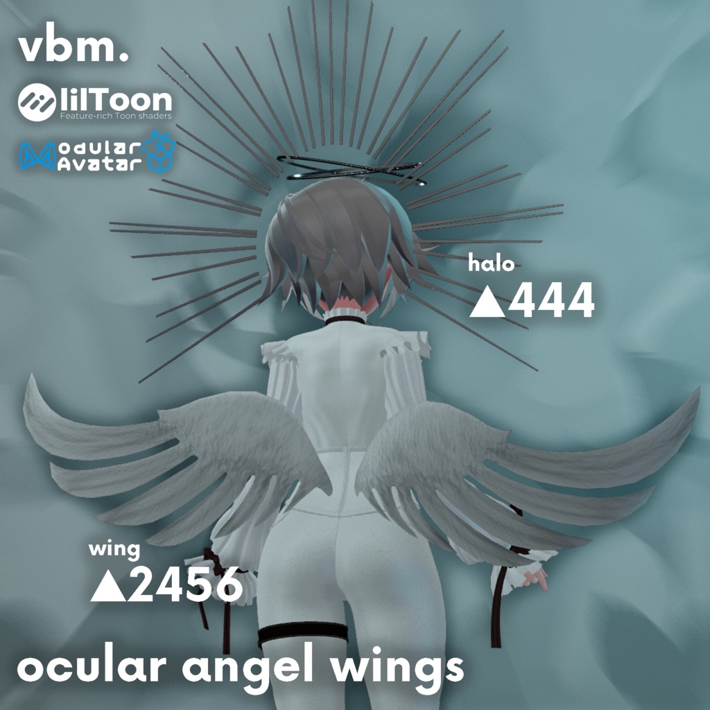 【全アバター】Ocular Angel Wings【MA対応】