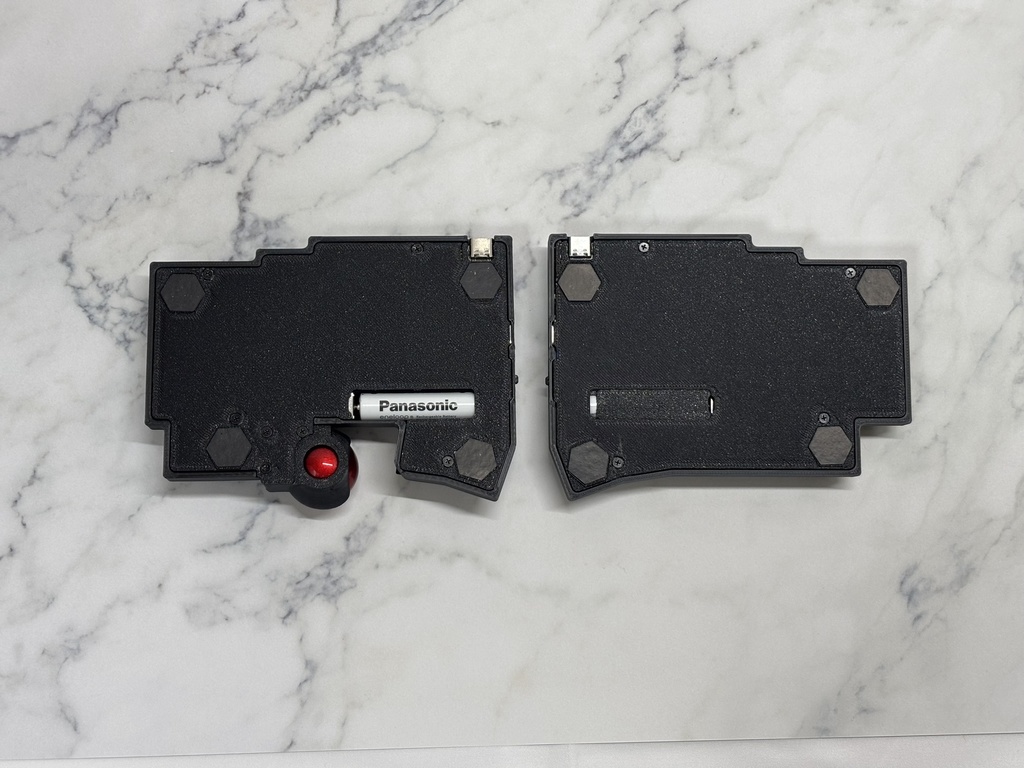 DYA Dash トラックボール・タッチセンサー付き無線分割キーボードキット