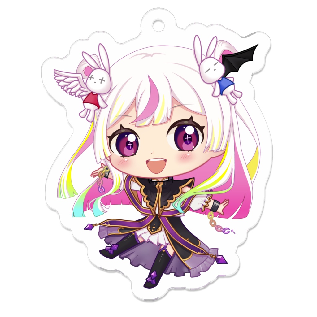 【いつでも一緒♡逆十字はぴたん】SDアクリルキーホルダー