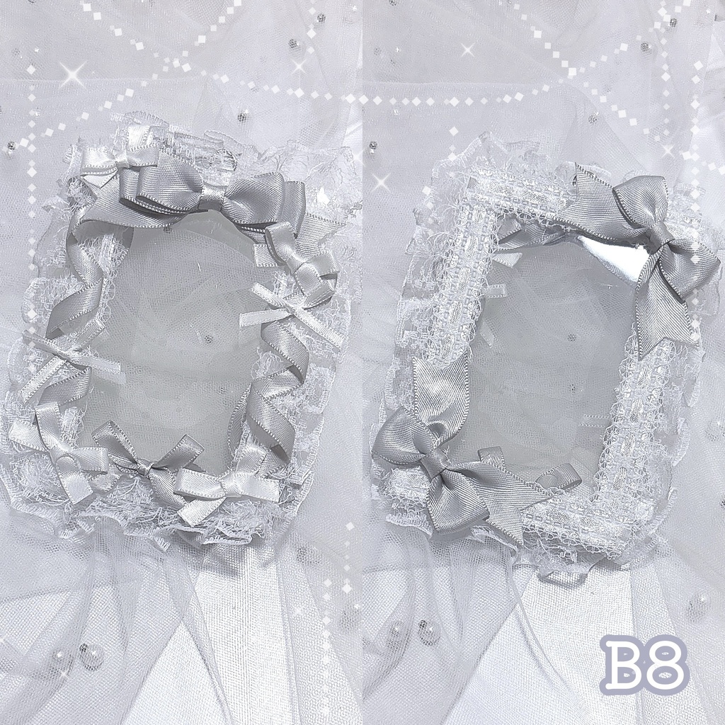グレー B8 両面使用可能 トレカケース 