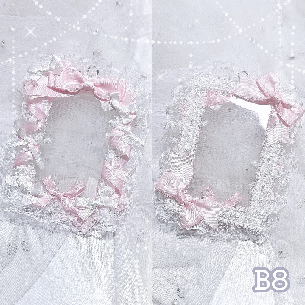 ピンク B8 両面使用可能 トレカケース