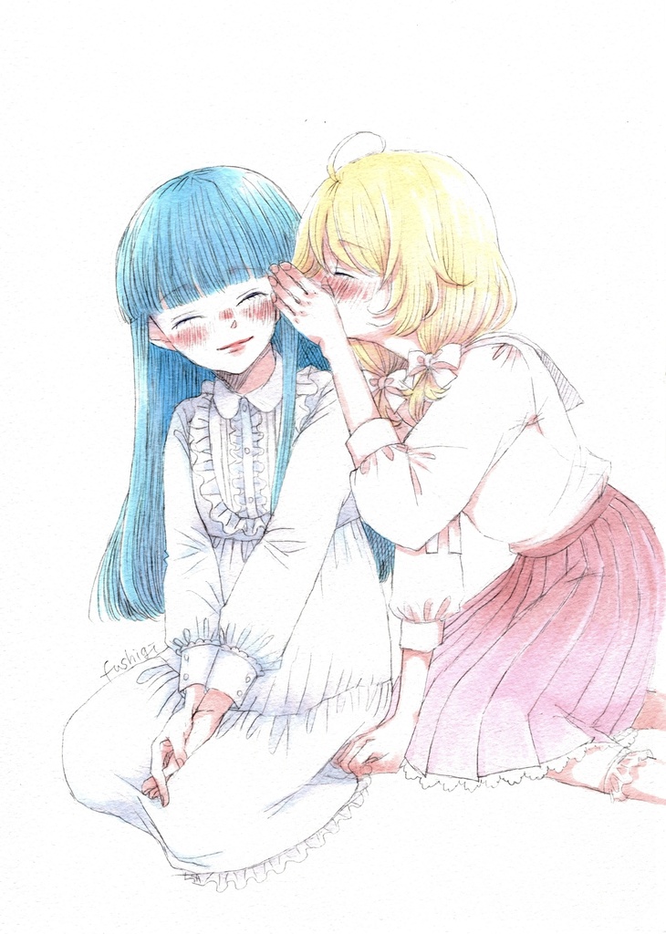 額装イラスト原画・こずゆき