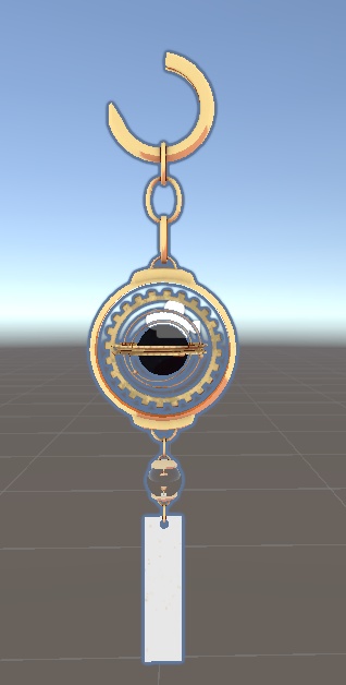 【アニメーション付き】ギアが回転する!?Orbis Gear Earring/【全アバター対応】