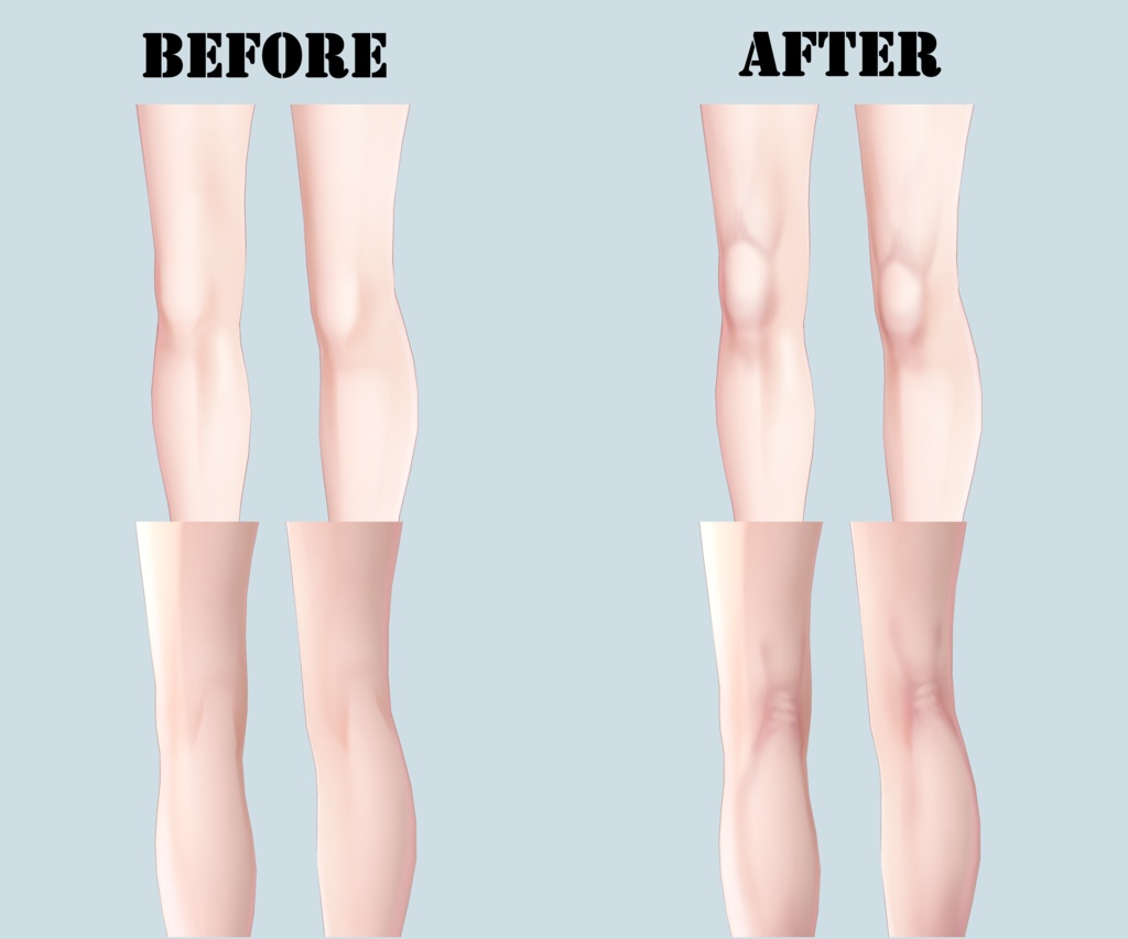 水瀬専用水瀬を筋肉質にする肌テクスチャ(メイク付き)