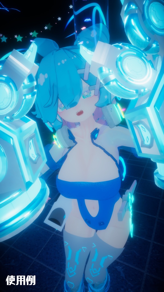 舞夜専用ゆめかわ星瞳孔テクスチャ