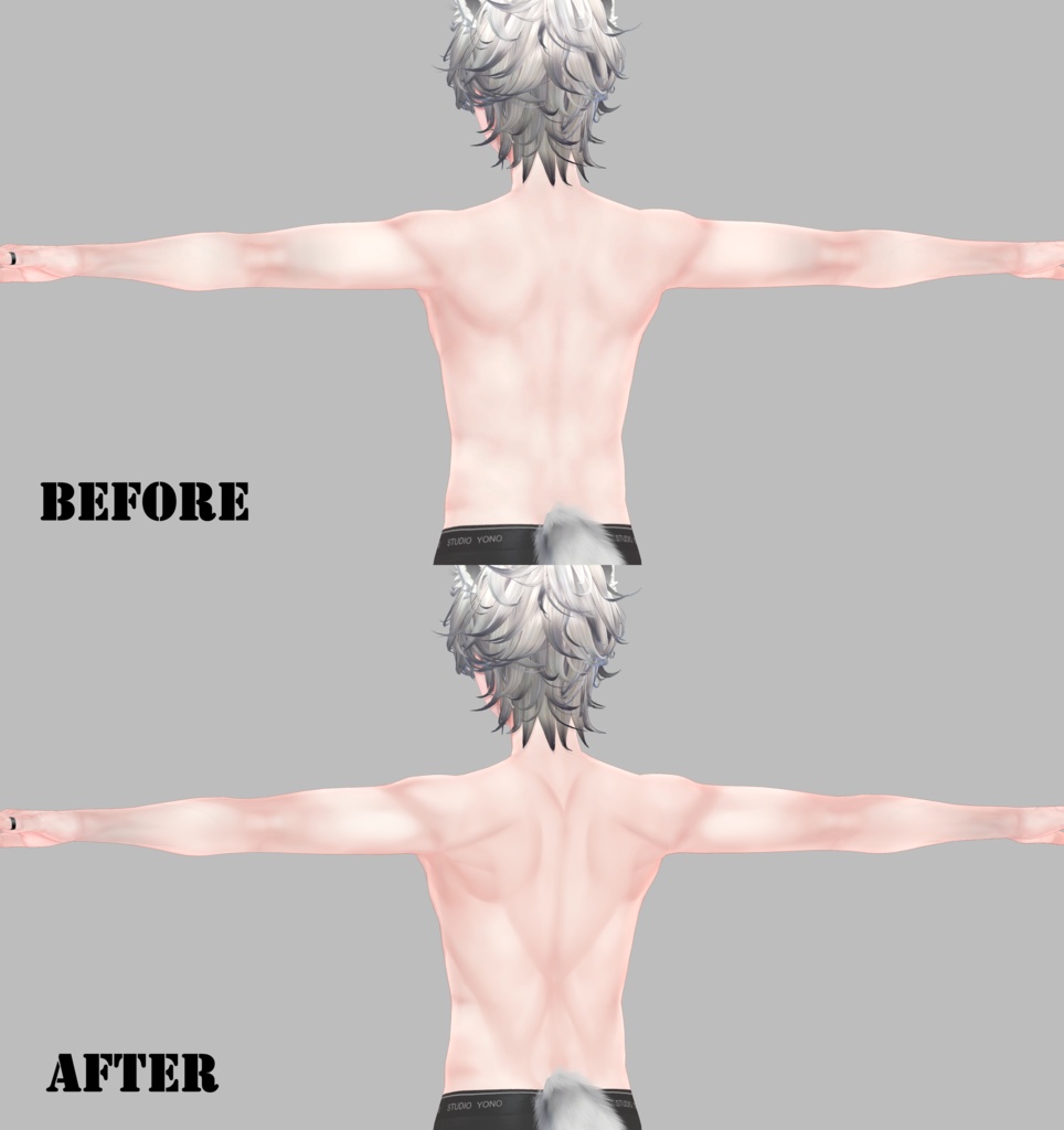 斑霞専用斑霞を更に筋肉質にするテクスチャ