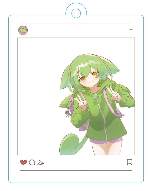 どこでもお出かけ ずんだもんアクリルキーホルダー